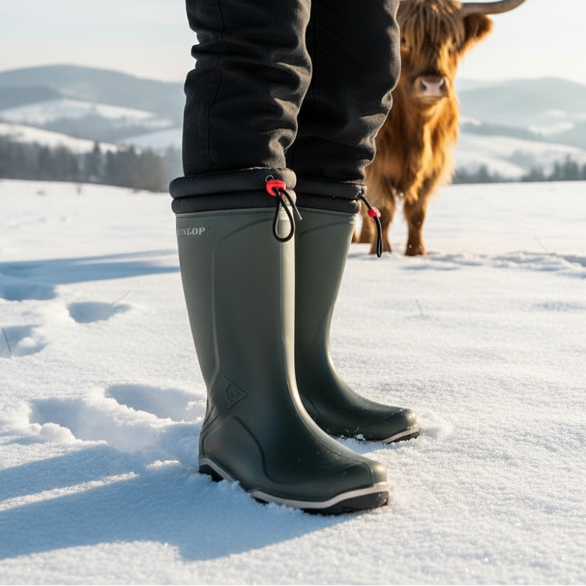 Cizme de cauciuc Blizzard Dunlop cu căptușeală – NEXON FARM