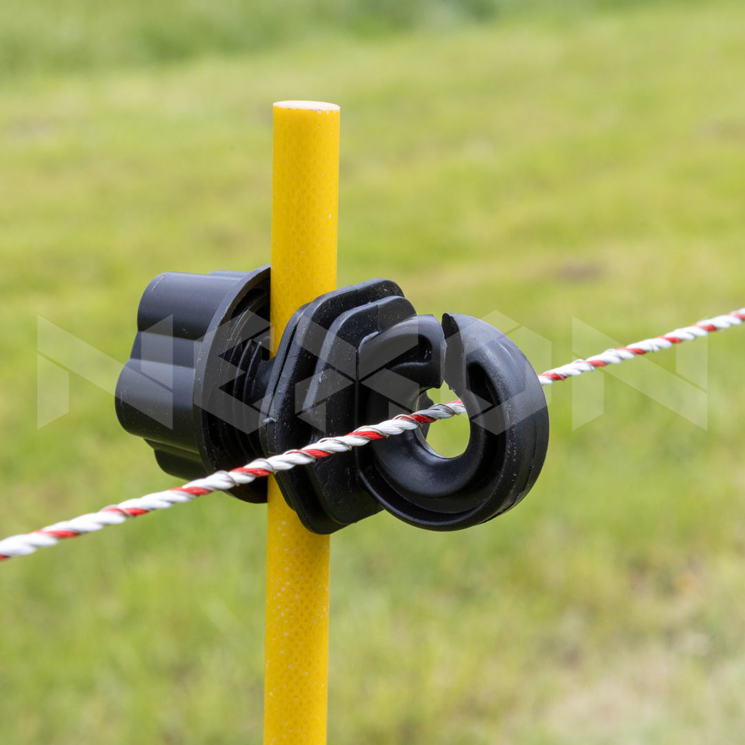 Izolator gard electric, montare pe stâlpi metalici și din fibră de sticlă - NEXON