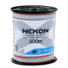Bandă gard electric NEXON Topline Plus 200 m x 20 mm, 0.374 Ohm/m, 5 lițe, 120 kg, până la 5 km