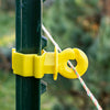 Izolator pentru fir gard electric T-post NEXON modular galben