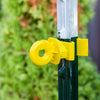 Izolator pentru fir gard electric T-post NEXON modular galben