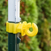 Izolator pentru fir gard electric T-post NEXON modular galben