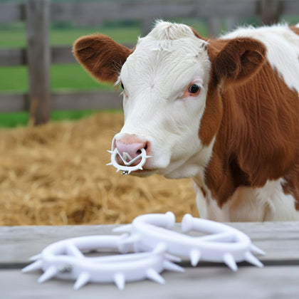 Inel nazal antisupt small alb