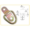Veriga de fixare cu gaică – 58 × 20 mm, oțel galvanizat