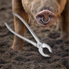 Cleste aplicator inele metalice, nazale pentru porci