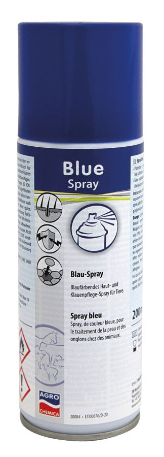 Spray ingrijire, dezinfectare pentru animale - albastru 200 ml