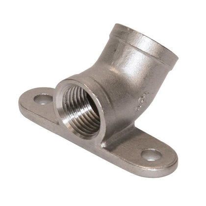 Racord (cot) 45 grade fixare suzetă adăpare – oțel inoxidabil