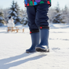 Cizme de cauciuc pentru copii, cu căptușeală, albastru Blizzard Dunlop