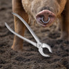 Cleste aplicator inele nazale metalice pentru porci