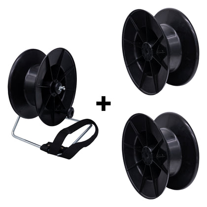 Tambur derulator gard electric cu centură + 2 bobine NEXON