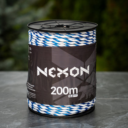 Frânghie gard electric NEXON PROFESSIONAL, 200 m, 6 lite, 600 kg