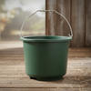 Găleată verde 12L – grajd și construcții, 33 cm