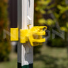 Izolator pentru sârmă gard electric T-post NEXON modular galben