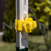 Izolator pentru sârmă gard electric T-post NEXON Modular Galben