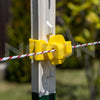 Izolator pentru sârmă gard electric T-post NEXON Modular Galben