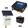 Pachet gard electric NEXON BeastShock 6 J 12V cu panou solar 50W și baterie 30Ah în cutie metalică