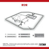 Kit gard invizibil D-Fence 101/1001 pentru câini