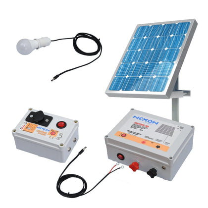 Kit iluminat cu panou solar NEXON LIGHT 10W-NEXON FARM