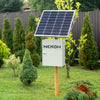 Pachet gard electric NEXON BeastShock 7.5 J 12V cu panou solar 80W și baterie 30Ah în cutie metalică