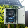 Pachet gard electric NEXON BeastShock 10 J 12V cu panou solar 100W și baterie 50Ah în cutie metalică