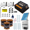 Pachet complet gard electric NEXON HeavyShock PRO 2.5 J 12V  cu solar si cutie de protectie Fir gard electric  ULTRA 1500m 5 lite-180kg