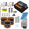 Pachet complet gard electric NEXON HeavyShock PRO 2.5 J 12V  cu solar si cutie de protectie Fir gard electric  ULTRA 1500m 5 lite-180kg