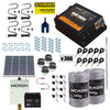 Pachet gard electric NEXON HeavyShock PRO 5.0 J 12V cu Solar, 2000m 6 lite 130kg