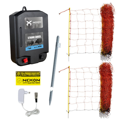 Pachet complet gard electric NEXON StrongShock 6.6J 12V, 100m plasa