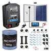 Pachet gard electric PREMIUM, NEXON StrongShock 6.6J cu Panou Solar și fir de 1000m
