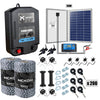 Pachet gard electric PREMIUM, NEXON StrongShock 6.6J cu Panou Solar și fir de 2000m