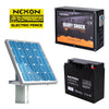 Kit gard electric NEXON HeavyShock PRO 5.0J solar și baterie