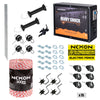 Pachet gard electric NEXON HeavyShock PRO 2.5J, Fir 300m, 3 lite, 110kg