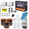 Pachet gard electric NEXON HeavyShock PRO 2.5J cu Solar, Fir 1500m, 180kg