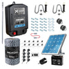 Pachet gard electric NEXON StrongShock 6.6J Solar, Fir 1000m, 120kg