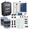Pachet gard electric NEXON StrongShock 6.6J cu Panou Solar, Fir 2000m, 90kg