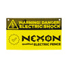 Plăcuță de avertizare gard electric NEXON