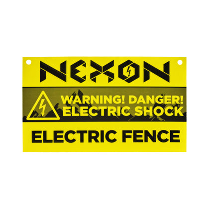 Placuta de avertizare gard electric NEXON