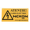 Plăcuță de avertizare gard electric NEXON