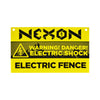 Plăcuță de avertizare gard electric NEXON