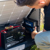 Gard electric portabil complet NEXON PYRAMID 10J cu GPS, panou solar și baterie