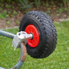Roți stabilizatoare pentru roabă 25 cm – kit retrofit, cauciuc plin