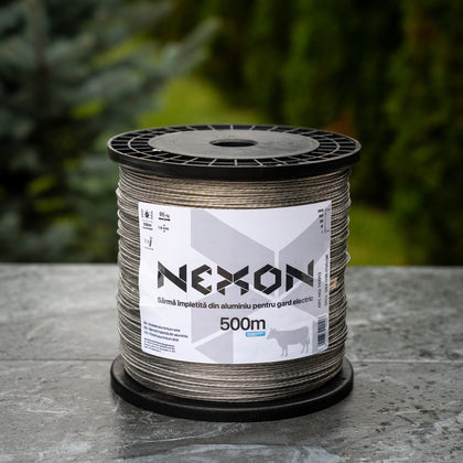 Sarma impletita gard electric din aluminiu - NEXON 500m fi 1.8mm 7lite