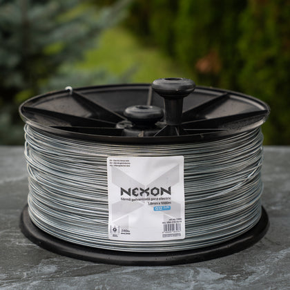 Sârmă zincată gard electric NEXON 1.8mm, 1000m, ±240kg cu tambur cal. 1