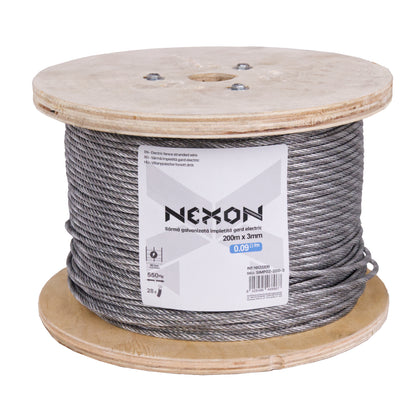 Sarma impletita gard electric NEXON 200m fi 3mm