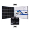 Sistem de alimentare solară cu panou de 100W și baterie 30Ah – NEXON