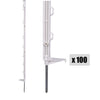 Stâlpișori din plastic NEXON STANDARD (mai solizi) pentru gard electric 100 de bucăți