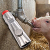Suzeta din inox cu bilă 8x2.1cm pentru adăpare porci și viței