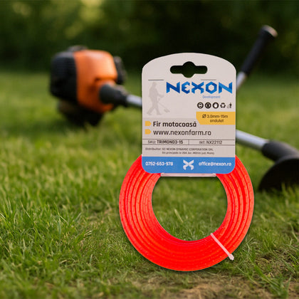Fir ondulat pentru motocoasa   3 mm x 15 m NEXON