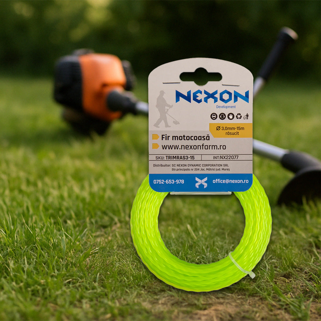 Fir răsucit pentru motocoasă 3 mm x 15 m NEXON – NEXON FARM