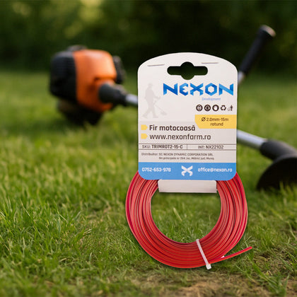 Fir rotund pentru motocoasa  2 mm x 15 m NEXON